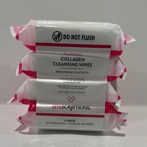 SPAScriptions Plumping Collagen Cleansing Wipes.